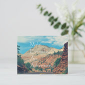Alltag zu einem Abenteuer machen Postkarte (Stehend Vorderseite)