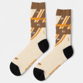Alltägliche Ästhetik-Komfortsocken Socken (Linkes Detail)