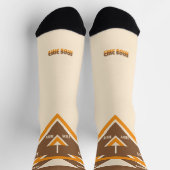 Alltägliche Ästhetik-Komfortsocken Socken (Oben)