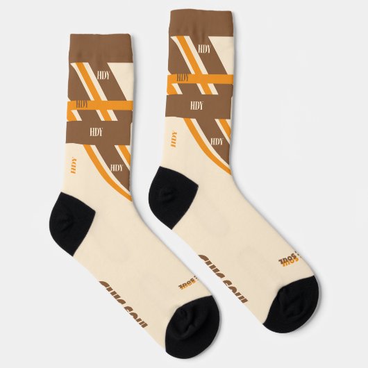 Alltägliche Ästhetik-Komfortsocken Socken (Rechts)