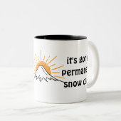 Alltägliche Drucke mit persönlicher Bedeutung Zweifarbige Tasse (VorderseiteRechts)