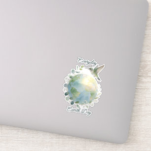 Alltäglicher Earth Day Kolibri Vogel Aufkleber