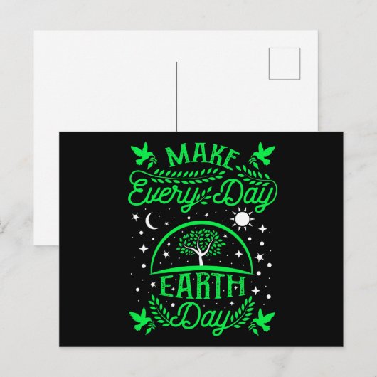 Alltäglicher Tag Postkarte (Vorne/Hinten)