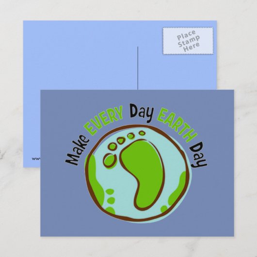 Alltäglicher Tag Postkarte (Vorne/Hinten)