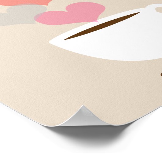 Alltägliches Blickfang Liebe Art Poster Print (Ecke)