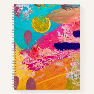 Alltägliches Glücks-Spiralnotizbuch Notizblock