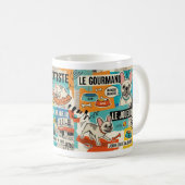 Alltagsberuf Französische Bulldogge Kaffeetasse (VorderseiteRechts)