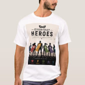 Alltagshelden Superhelden T-Shirt – Mut Stärke (Vorderseite)