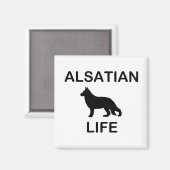 Alltagsleben Magnet (Vorderseite/Rückseite)