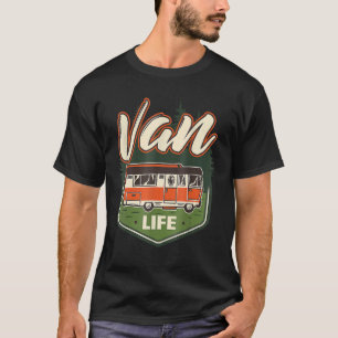 Alltagsvanner Outdoor Camping Van Life Campers T-Shirt