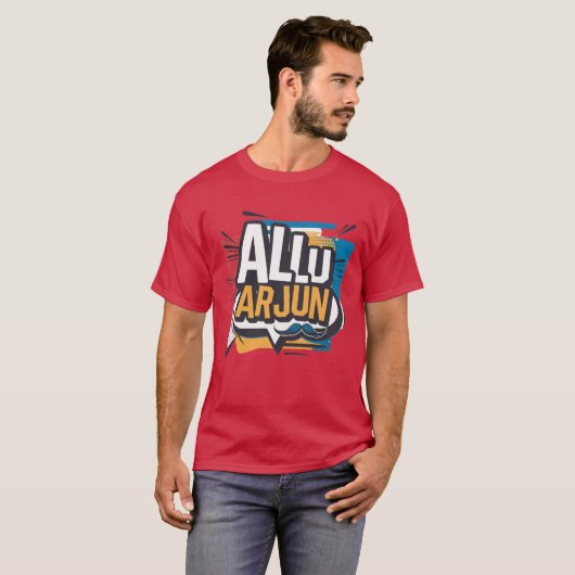 Allu Arjun Bollywood T - Shirt (Vorne ganz)