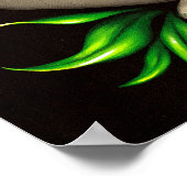 Allura ART PRINT gotische Märchen Großaugenkunst Poster (Ecke)