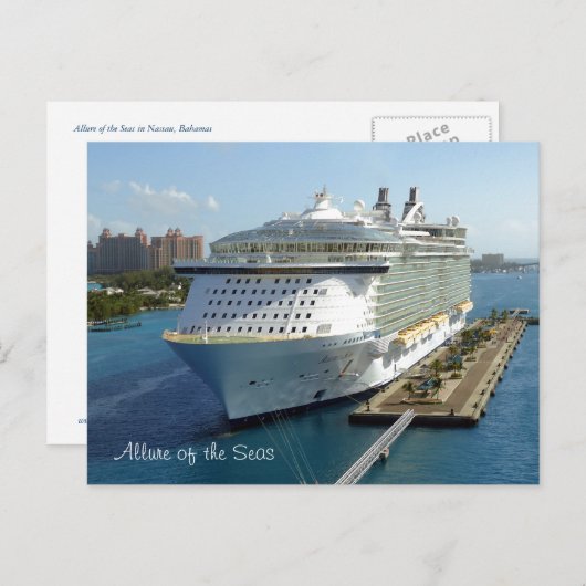 Allure in Nassau Postkarte (Vorne/Hinten)