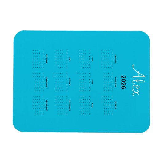 Alluring Aqua Magnet (Horizontal)