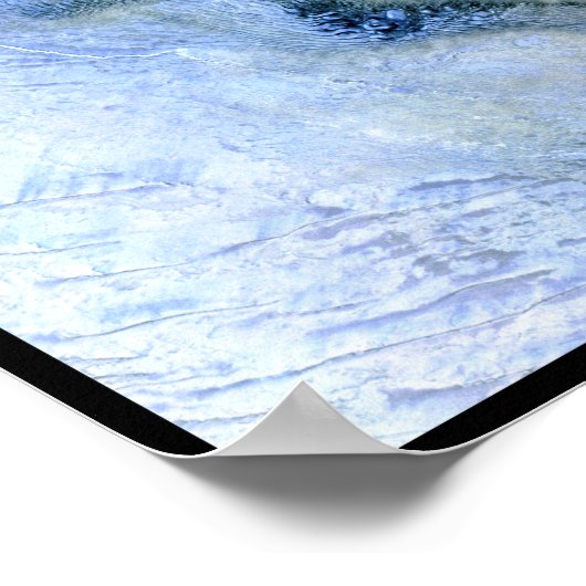 Alluvial Fan China Poster (Ecke)