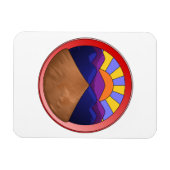 Alluvial Fan Geology Magnet (Horizontal)