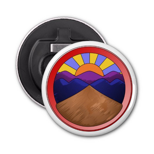 Alluvial-Fan-Logo Flaschenöffner (Vorderseite)