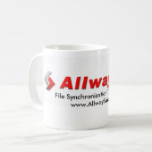 Allway Synchronisierungs-Tasse Kaffeetasse (Vorderseite Links)