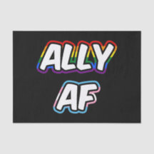 Ally AF II - Queer Stolz der Gay Trans-Flagge für