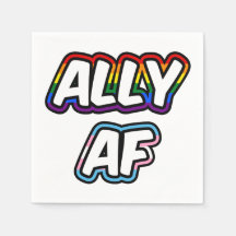 Ally AF II - Queer Stolz der Gay Trans-Flagge für 