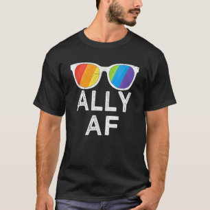 Ally Af Sunglasses Trans Flag Liebe Equality LGBT T-Shirt