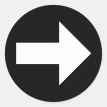 Ally Arrow Stickers (3in. 6.)