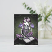 Ally Bat Winged Emo Ipod Fairy Postkarte (Stehend Vorderseite)