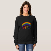 Ally Be You Rainbow LGBTQ Rainbow Flag Gay Pride G Sweatshirt (Vorne ganz)