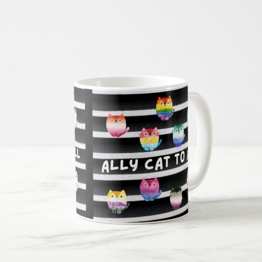 Ally Cat an alle Kaffeetasse (VorderseiteRechts)