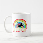 Ally Cat Lgbt Pride Cat  Kaffeetasse (Links)