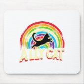 Ally Cat Lgbt Pride Cat  Mousepad (Vorne)