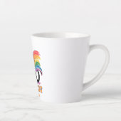 Ally Cat - Rainbow Cat LGBTQ Pride Milchtasse (Rechts)