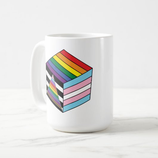 Ally Cube Kaffeetasse (Vorderseite Links)