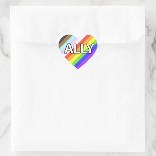 Ally Heart Sticker Sheet (Tasche)