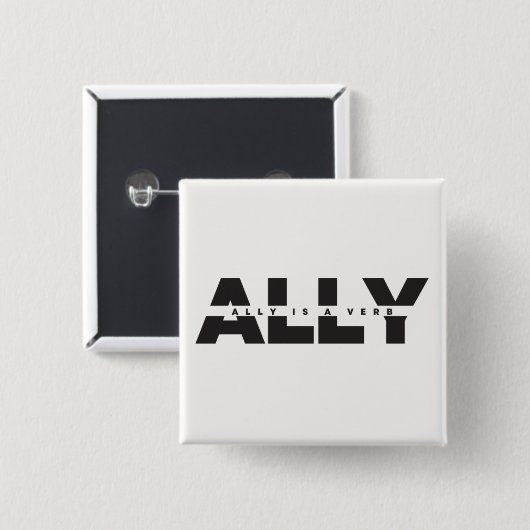 Ally ist ein Verb-Button Button (Vorne & Hinten)