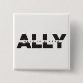 Ally ist ein Verb-Button Button (Vorderseite)