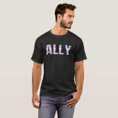Ally Lgbtq Trans Pride Support Transgender-Flag T-Shirt (Vorne ganz)