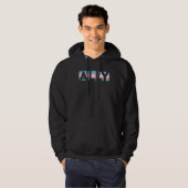 ALLY LGBTQ Transgender Pride Flag Trans Love Vinta Hoodie (Vorne ganz)