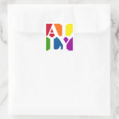 Ally Pop Square Sticker (Tasche)