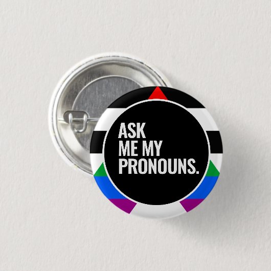 Ally Pride Button (Vorne & Hinten)