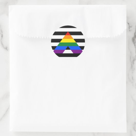 Ally Pride Circle Aufkleber (Tasche)