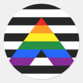 Ally Pride Circle Aufkleber (Vorderseite)