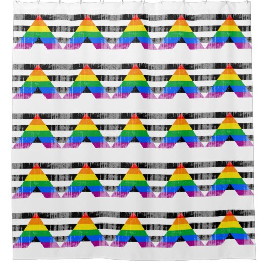 Ally Pride Duschvorhang (Vorderseite)