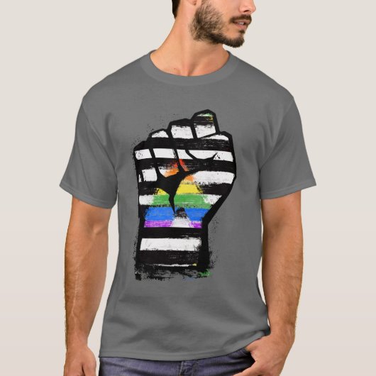 Ally Pride Fist T-Shirt (Vorderseite)