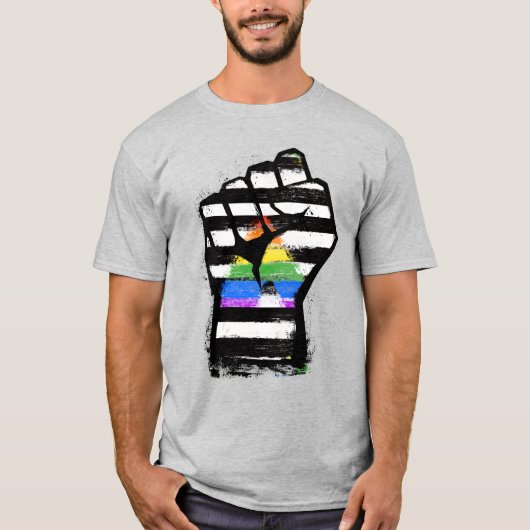 Ally Pride Fist T - Shirt (Vorderseite)