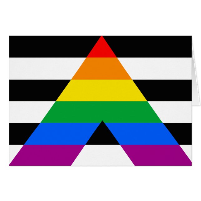 Ally Pride Flag (Vorderseite (Horizontal))