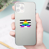 Ally Pride Flag Aufkleber (Telefon)