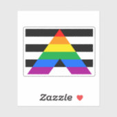 Ally Pride Flag Aufkleber (Blatt)