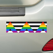 Ally Pride Flag Autoaufkleber (Auf Auto)