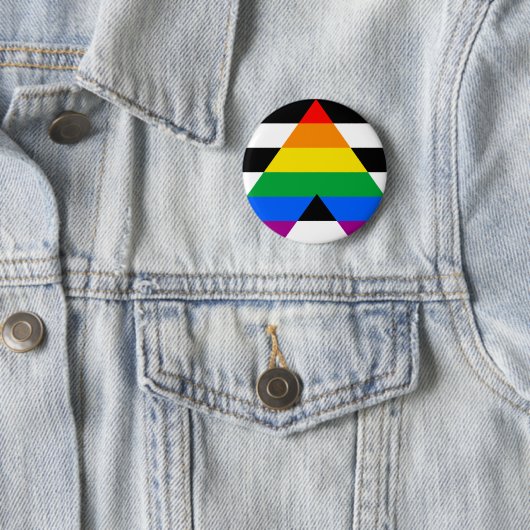 Ally Pride Flag Button (Beispiel)